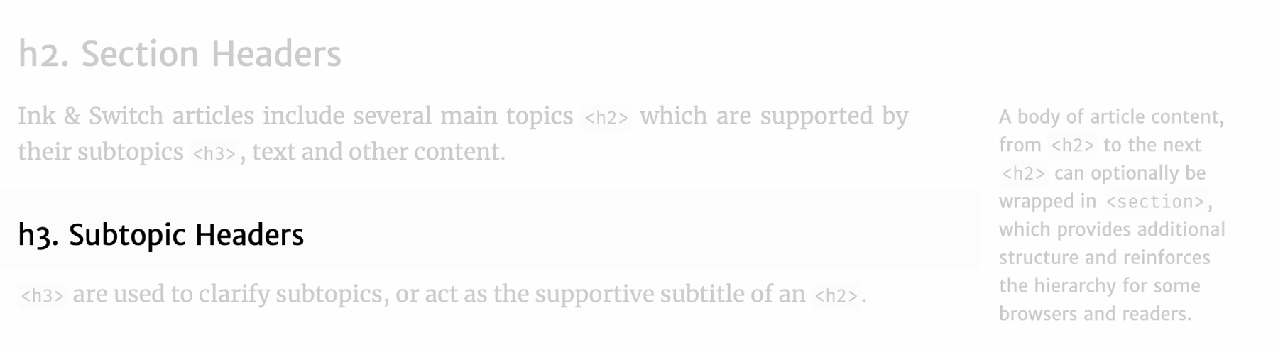 Example image of Subtopic Header