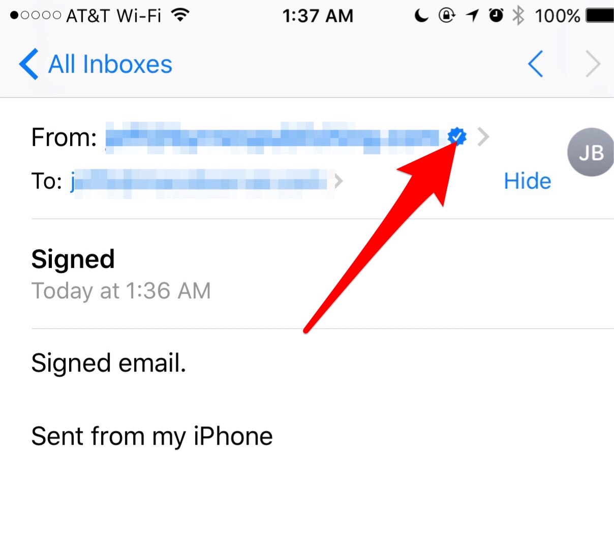 Apple Mail, for instance, presents a checkmark when you&rsquo;ve verified someone&rsquo;s certificate. Verification isn&rsquo;t turned on by default and public keys are famously difficult to use. We want the same level of verification as Apple Mail verification and recognition that proves a person actually is who they say they are, but with better usability.