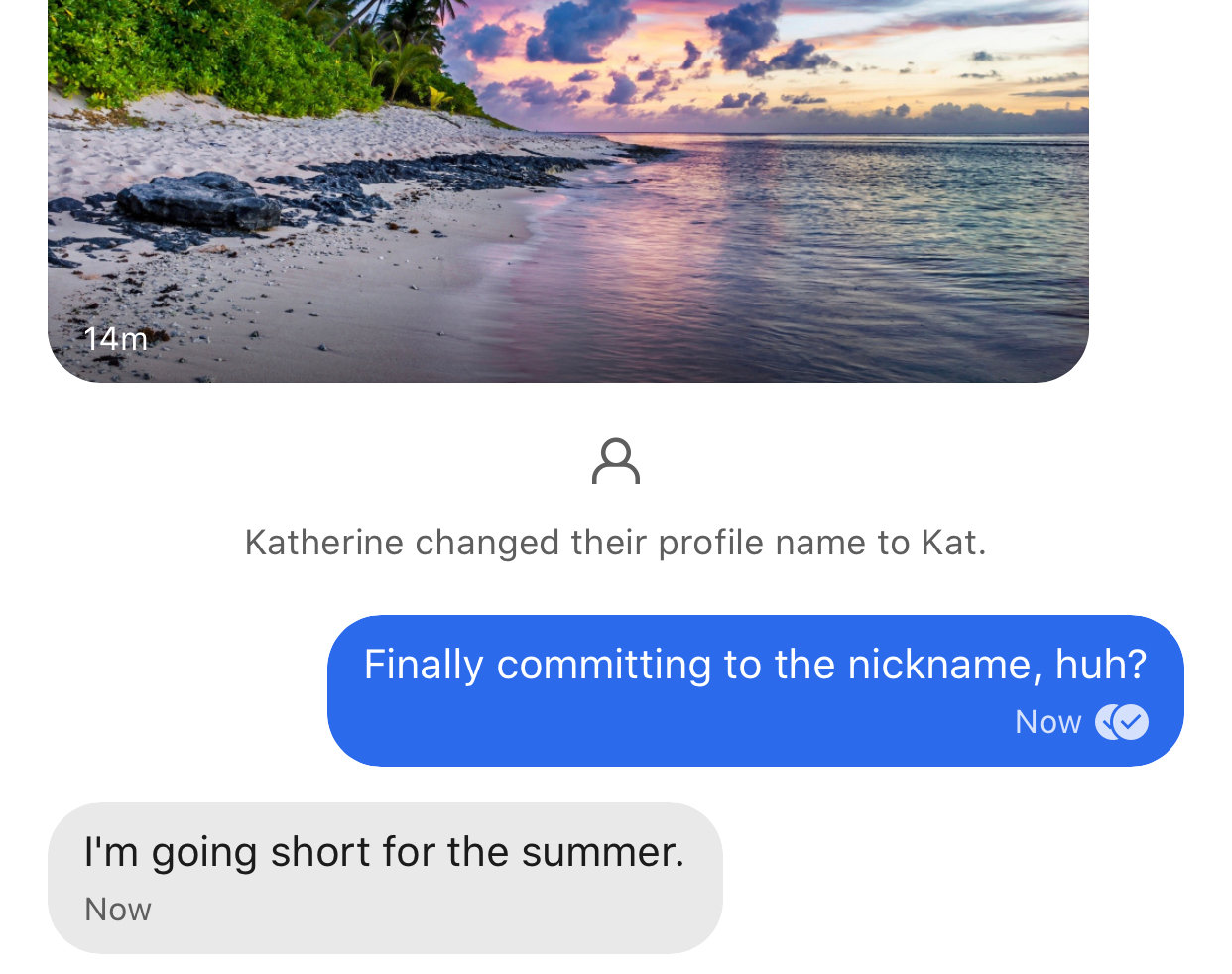 Profile name updates are also displayed in the conversation thread. Message Requests are now available in Signal, Aug 2020.