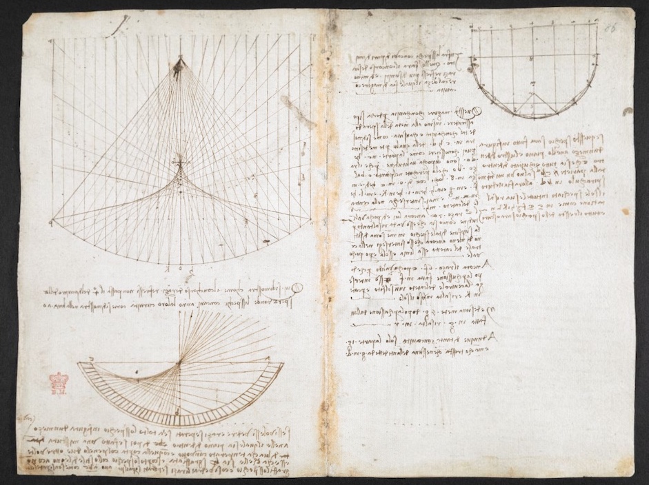 Leonardo da Vinci is the quintessential collect-then-think creative professional. His notebooks include observations from the natural world, excerpts from books he has read; then he develops his own ideas in written or sketched form. See Leonardo da Vinci by Walter Issacson. Image from the British Library&rsquo;s digitized manuscripts.