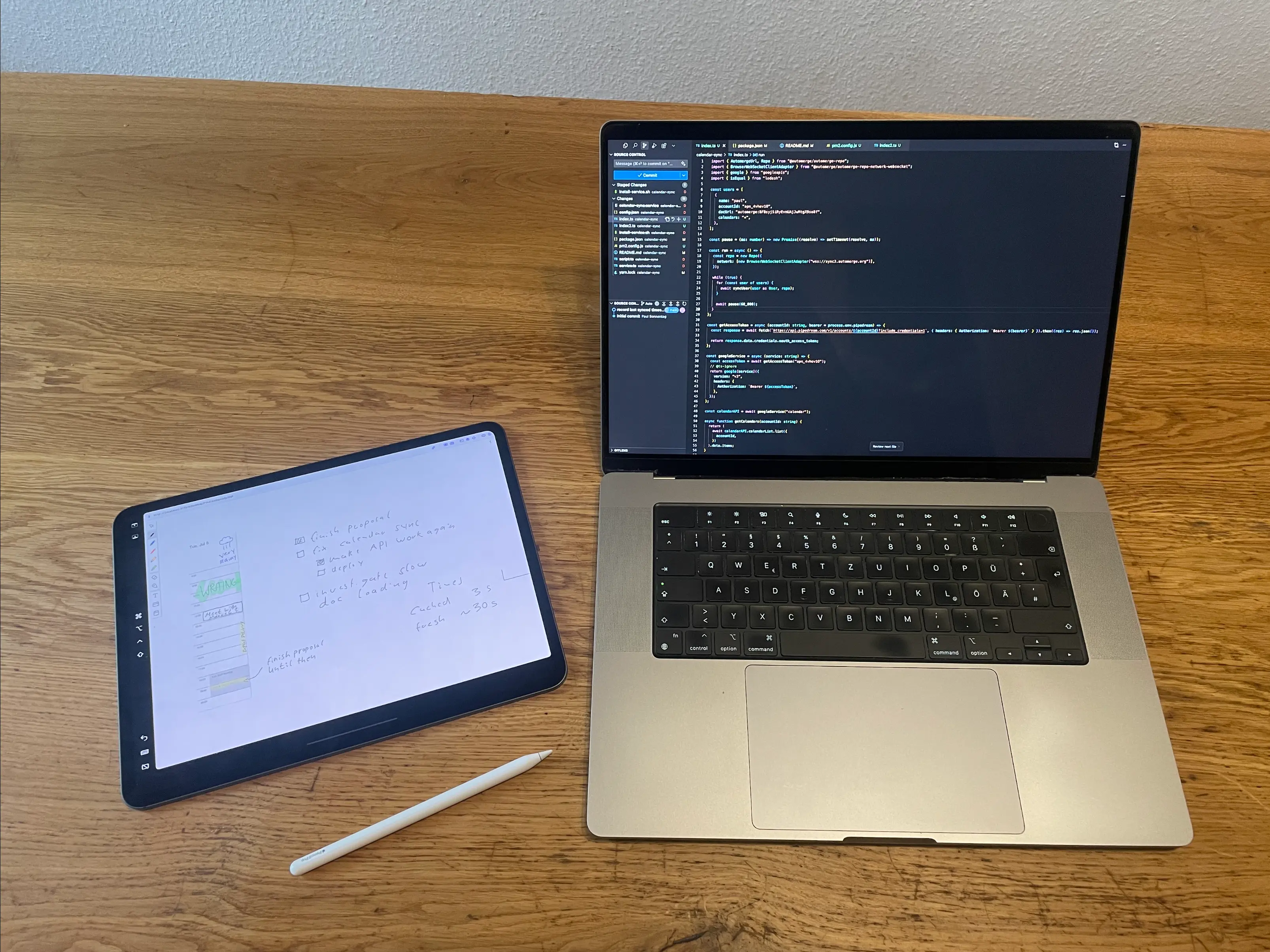 Sketchy calendar allows you to keep track of your current task and upcoming events