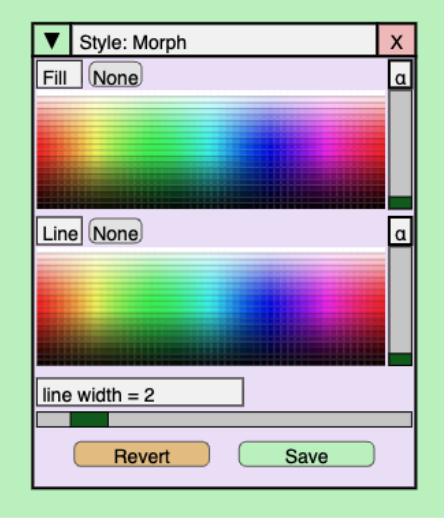 style panel